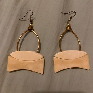 Camel bone earrings